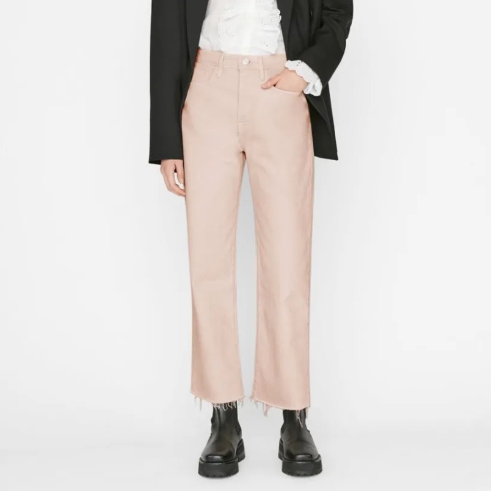 FRAME Le Jane Crop High Rise Jeans